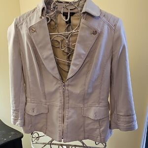 White House Black Market Light Beige Blazer